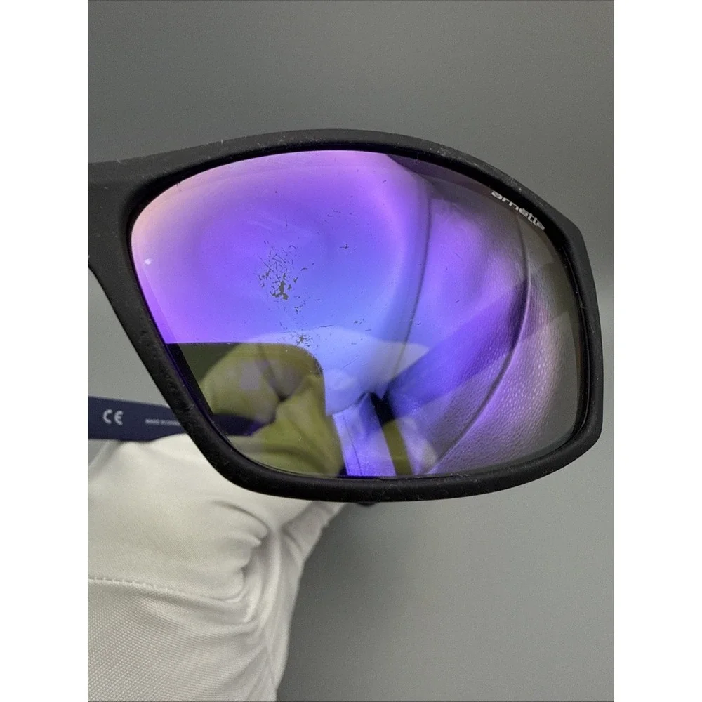ARNETTE AUTHENTIC BOILER 61-15 BLUE/BLACK SUNGLASSES 4207–2368/4V POLARIZED LENS